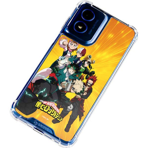 My Hero Academia Deku and Baku Team Season 6 Moto G 5G (2024) Clear Case